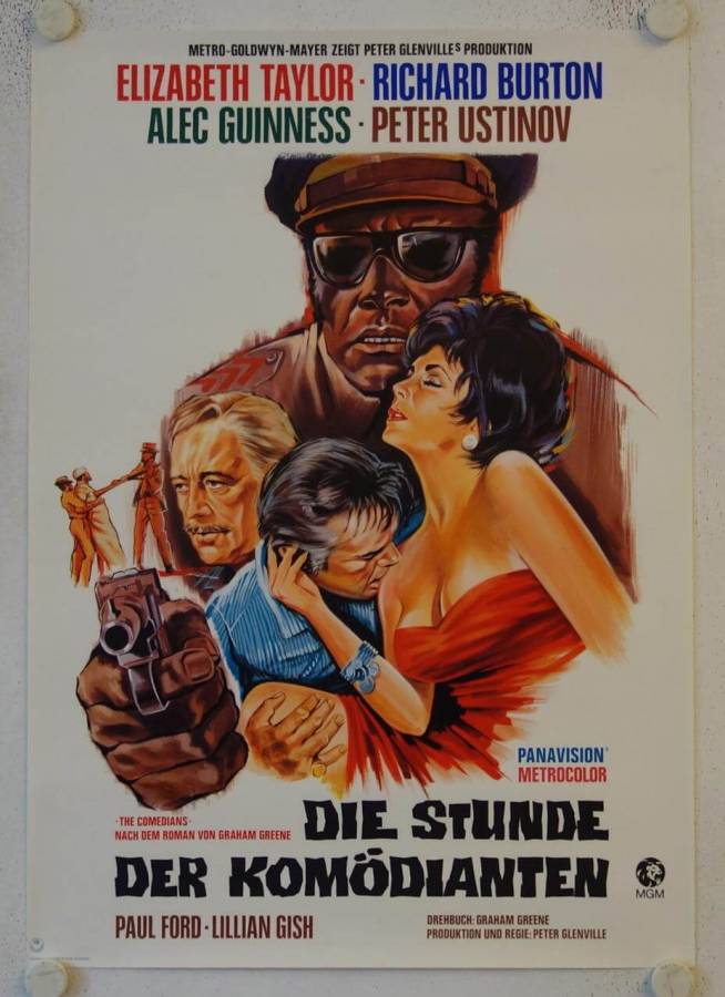 The Comedians original release german movie poster